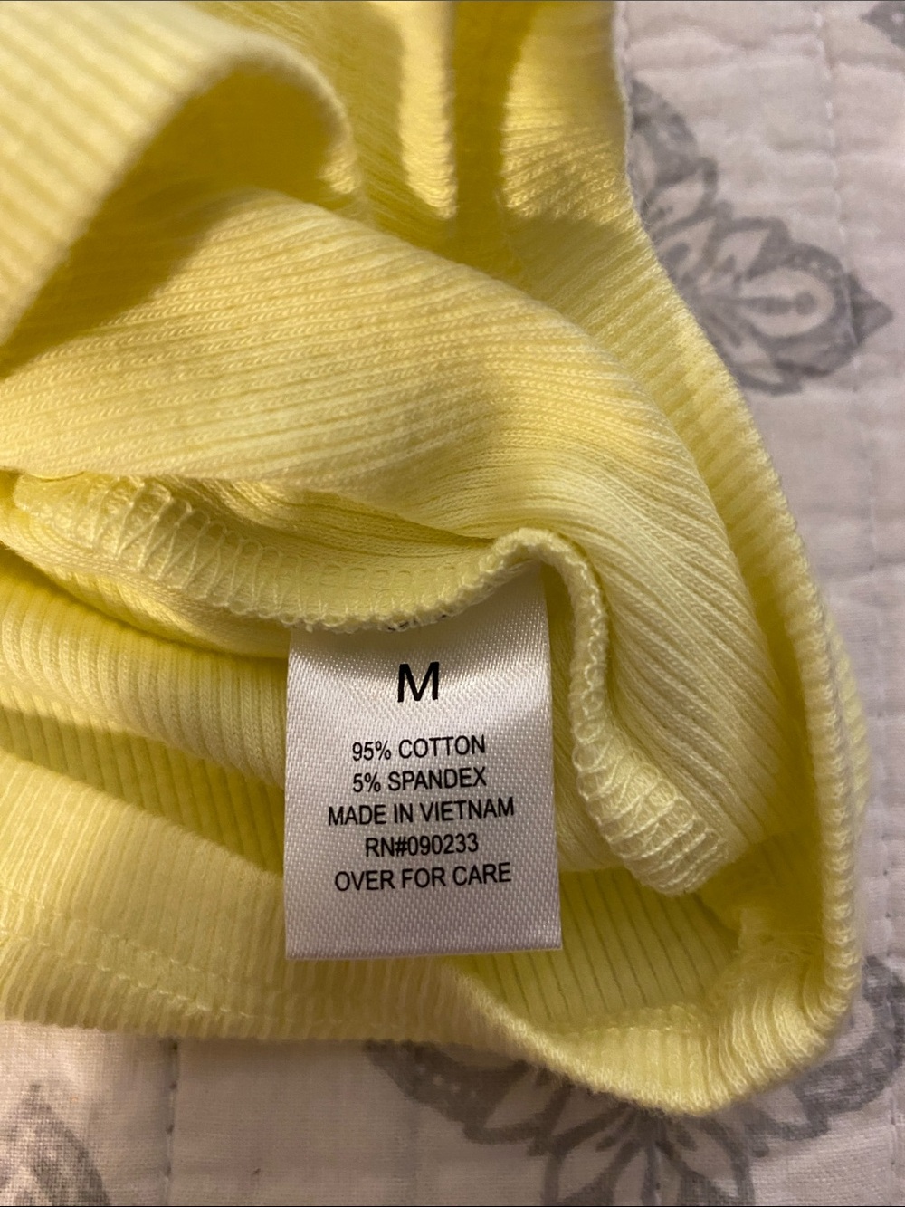PacSun Lemon Ribbed Crop Tank - Picture 3 of 5